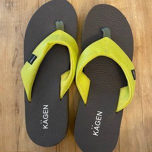 Kagen yoga flip flops. Womens size 10
